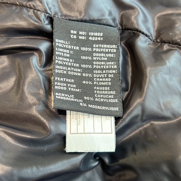 UPCYCLED S13 camouflage puffer coat jacket with runners thumb holes size XL - Picture 7 of 11